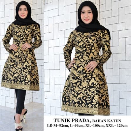 Baju Batik Wanita -Gold 