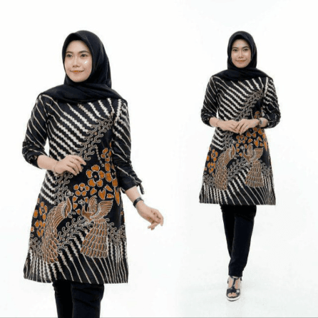 Baju Batik Wanita Kombinasi Ardissya