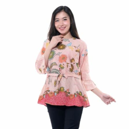 Baju Batik Wanita Motif Bunga