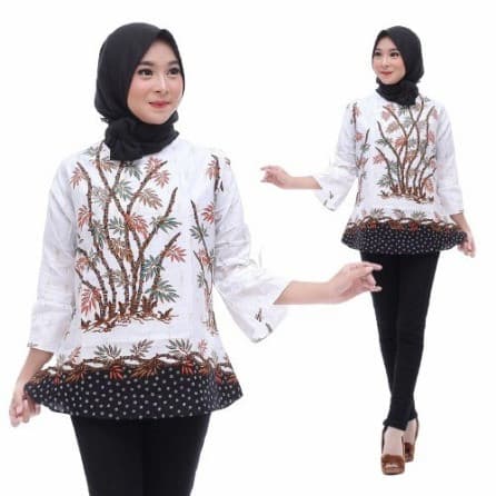 Baju Batik Wanita Salma Krah Shanghai