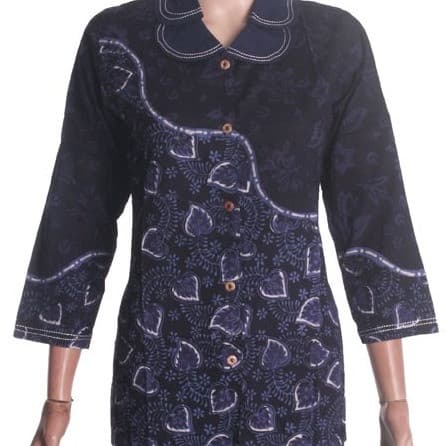 Baju Batik Wanita Tulis Kombinasi Tiana
