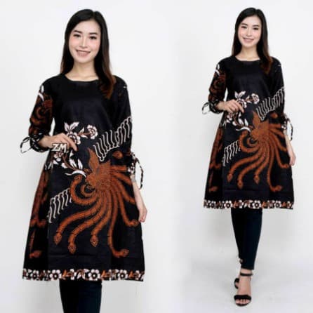 Baju Batik Wanita Tunik 