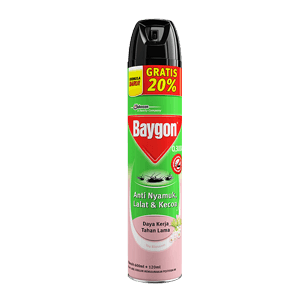 BAYGON INSEKTISIDA SPRAY TEA BLOSSOM KLG 600mL