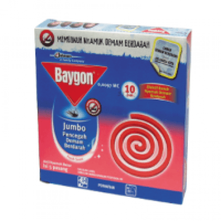 Baygon Obat Nyamuk Bakar Jumbo 5'S Box