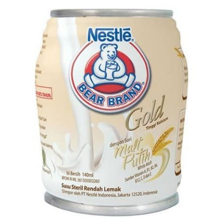 BEAR BRAND GOLD MALT PUTIH 140ML