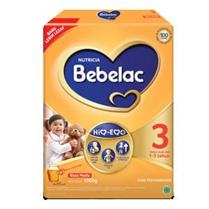 BEBELAC 3 SUSU PERTUMBUHAN MADU BOX 1000g