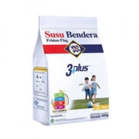 Bendera 3+ Susu Pertumbuhan MADU PCK 360g