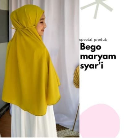 Bergo Maryam Syar'i (XL)