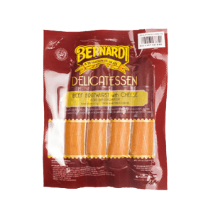 BERNARDI BEEF BRATWURST  PCK 310g