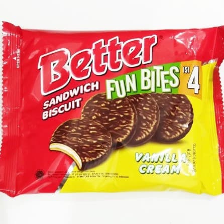 BETTER VANILLA FUNBITES 48G