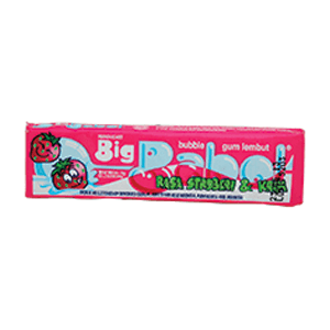 BIG BABOL CANDY STICK STRAWBERRY STK 20g