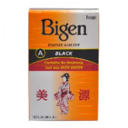 Bigen Powder Hair Dye Black Botol 6g
