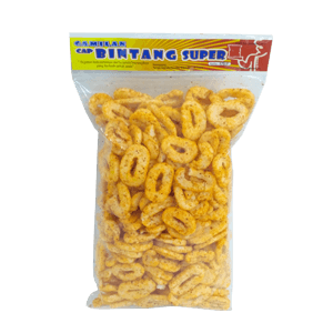 BINTANG SUPER SNACK KOIN PEDAS PCK 175g