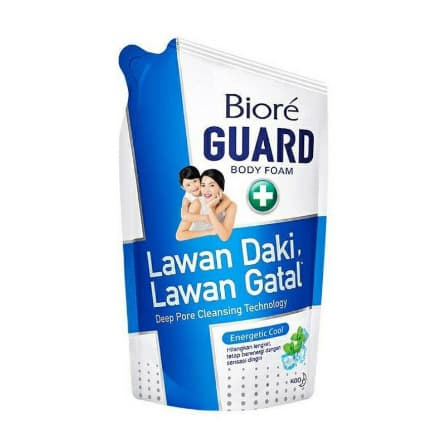 Biore Body Foam Refil Energetic Cool 450ml