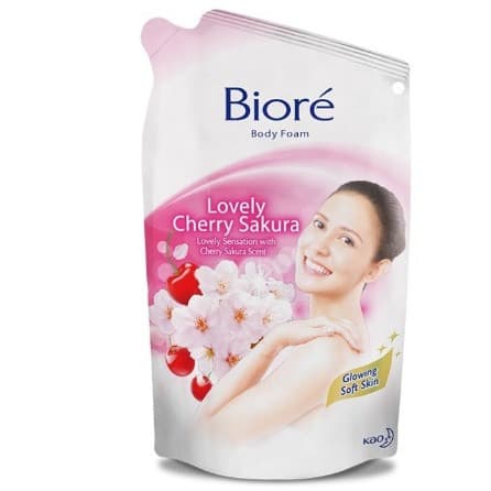 BIORE BODY LOVELY SAKURA SCENT 220ML POUCH