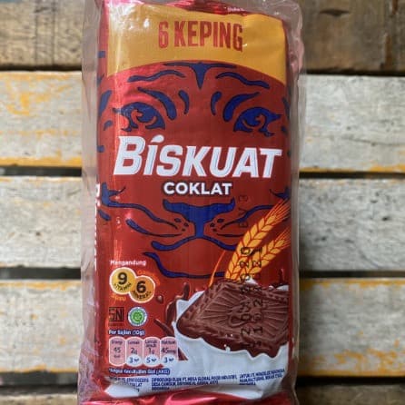 BISKUAT COKLAT 6 KEPING 25,2G