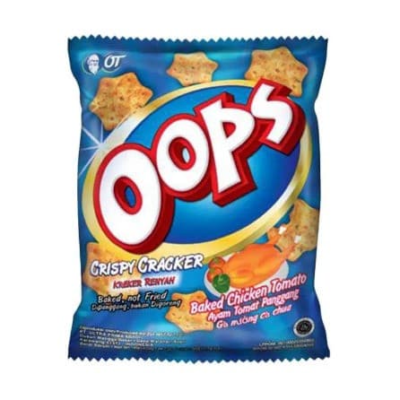 BISKUIT OOPS BAKED CHICKEN TOMATO  45G