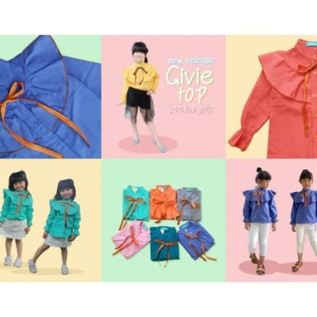 Blouse Katun Anak Perempuan