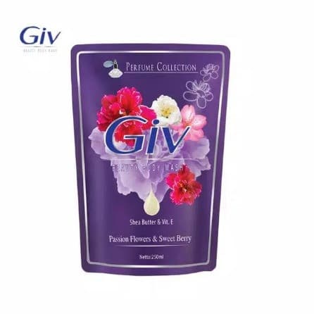 BODY WASH GIV PASSION FLOWERS & SWEET BERRY 450ml