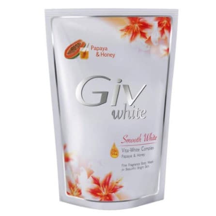 BODY WASH GIV WHITE  PAPAYA POUCH 60ml