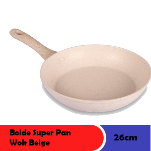 BOLDE SUPER PAN WOK BEIGE PCS 26cm