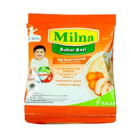 BUBUR BAYI MILNA SUP AYAM WORTEL 20G