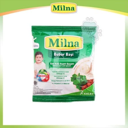 BUBUR BAYI MILNA TIM HATI AYAM BAYAM 20G