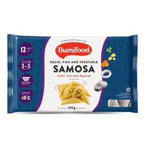 BUMIFOOD SAMOSA CUMI, IKAN DAN SAYURAN  PCK 144g