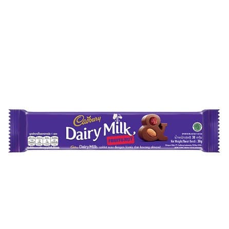 CADBURY DAIRY MILK FRUIT&NUT 30G