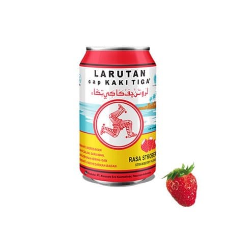CAP KAKI TIGA KALENG STROBERI 320ml