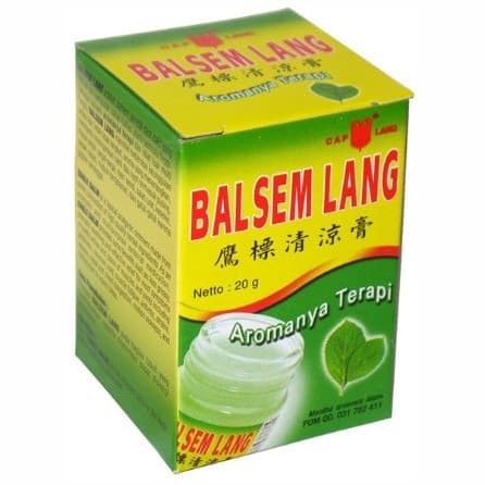 Cap Lang Balsam Gosok Hijau Pot 20g