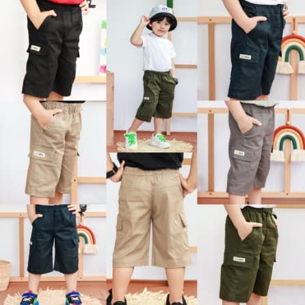Celana Cargo Pendek Anak 1 - 5 Tahun