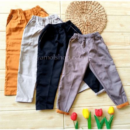 Celana Chinos Anak Panjang Stik Balik 1 - 5 Tahun