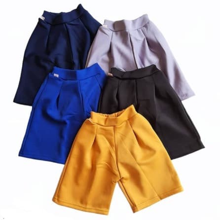 Celana Kulot Scuba Pendek Anak