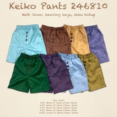 Celana Linen Pendek Anak