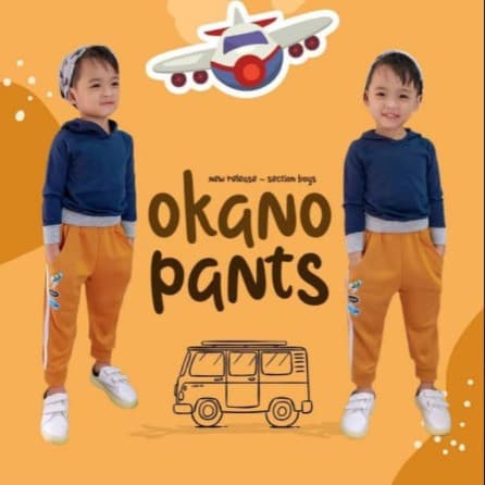 Okano Pants - Celana Panjang Anak Laki-Laki