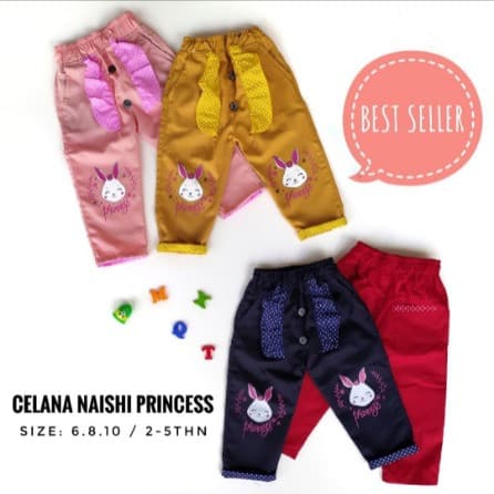 Naishi - Celana Panjang Anak Perempuan 2 - 5 Tahun