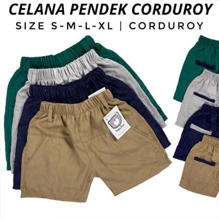 Celana Pendek Anak Corduroy