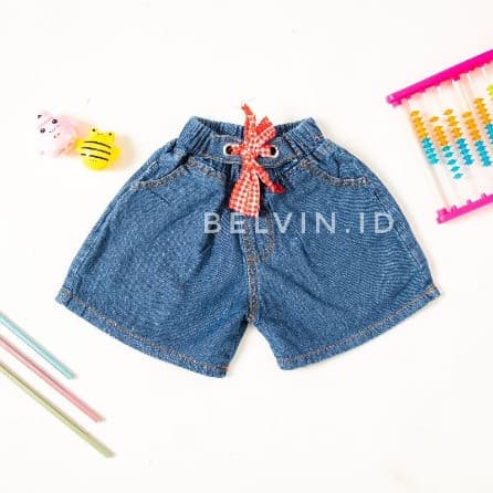 Celana Pendek Jeans Anak Perempuan 2 - 7 Tahun