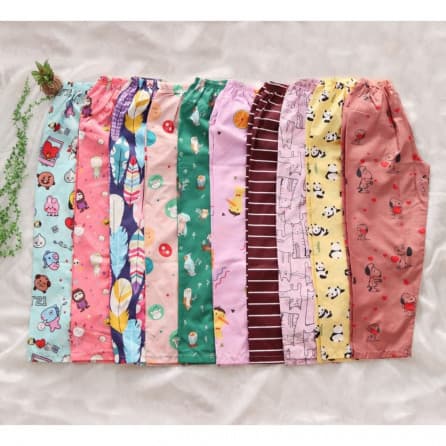 Celana piyama katun apple