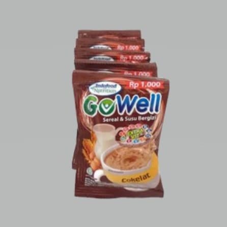 Gowell Cereal dan Susu Cokelat Rcg 10x29 g