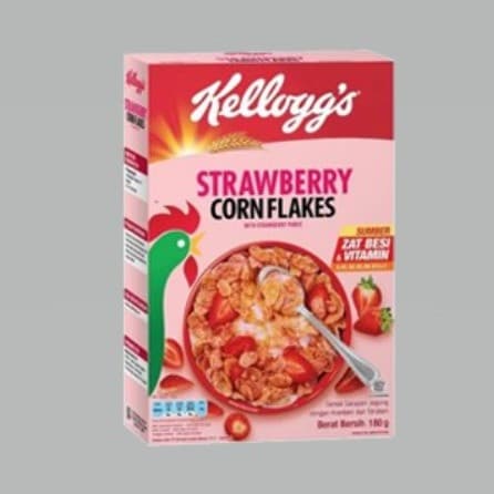 Cereal Kellogg's Corn Flakes Strawberry Box 180 g