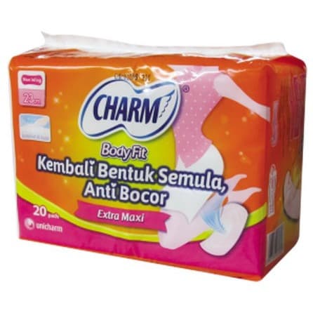 CHARM BODYFIT EXTRA MAXI NON WING 20'S