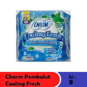 CHARM PEMBALUT COOLING FRESH 8'S WING PCK 23cm