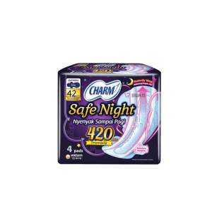 CHARM PEMBALUT SAFE NIGHT 4'S WING PCK 42cm