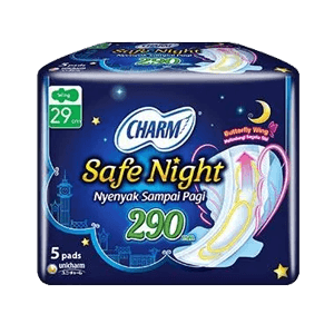 CHARM PEMBALUT SAFE NIGHT 5'S WING PCK 290mm