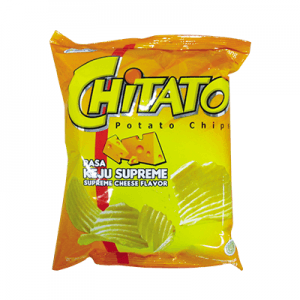 CHITATO SNACK POTATO CHIPS CHEESE SUPREME PCK 68g