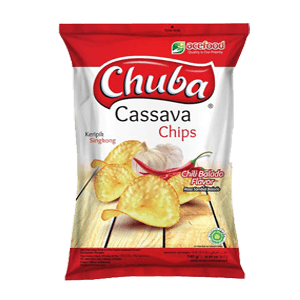 CHUBA KERIPIK SINGKONG BALADO PCK 140g