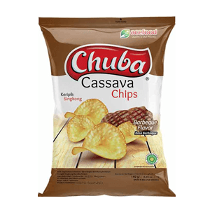 CHUBA KERIPIK SINGKONG BARBEQUE PCK 140g