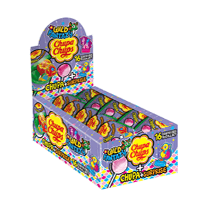 CHUPA CHUPS CANDY LOLLIPOPS SURPRISE  PCS 12g